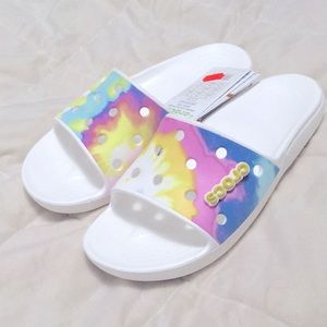 Crocs classic tiedye sandals - Brand new with tags